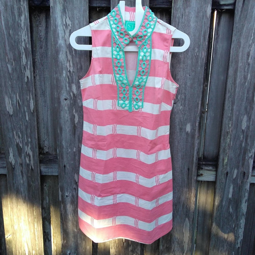 STS Sail to Sable SLEEVELESS CLASSIC TUNIC DRESS Small NWOT